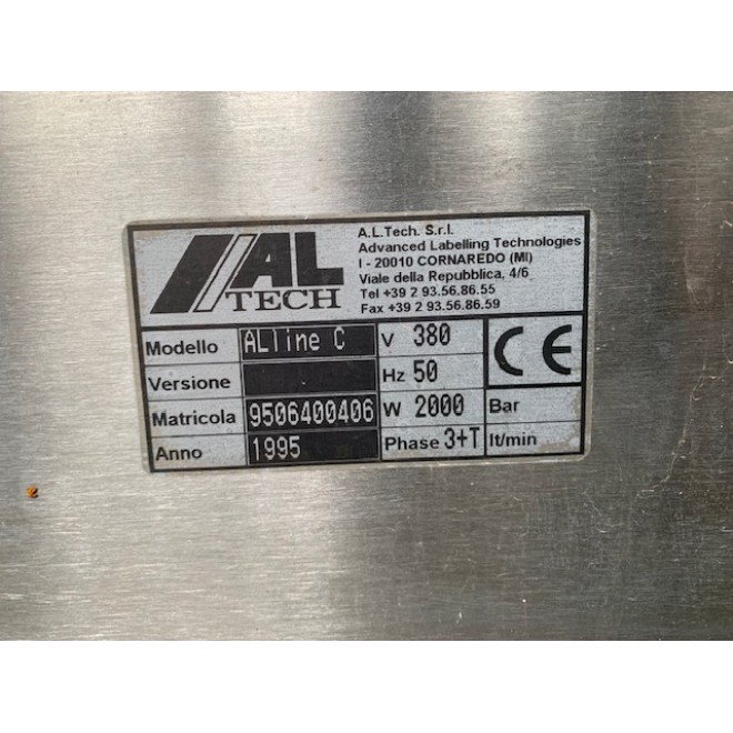 ETICHETTATRICE AL-TECH MOD.ALLINE C