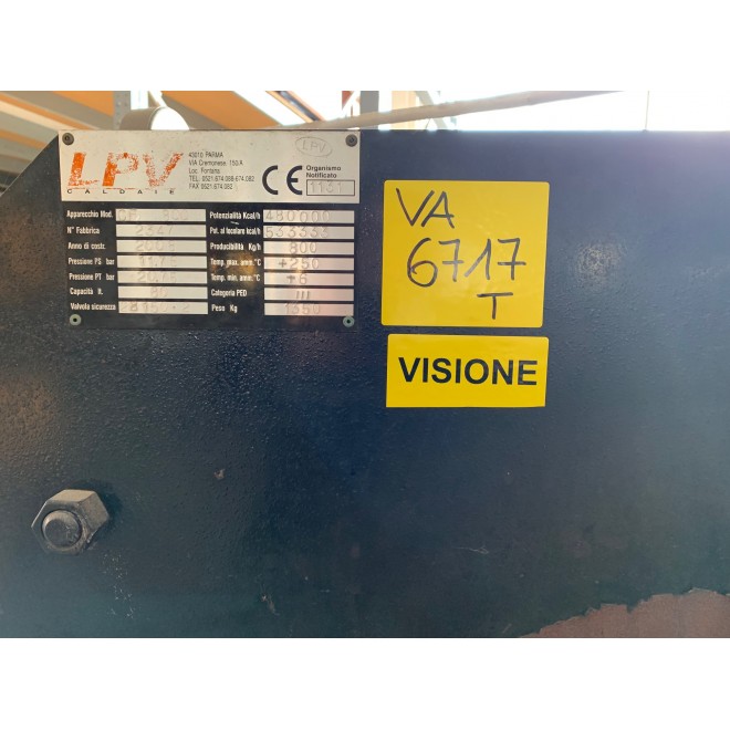 GENERATORE DI VAPORE LPV CF800